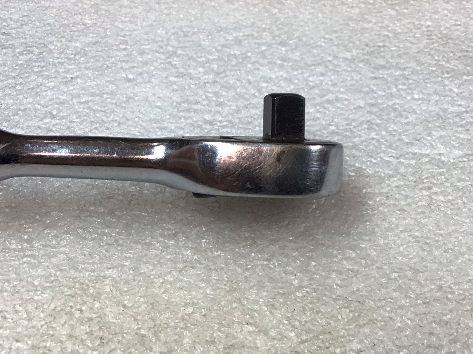 Snap-On#TM70B – 1/4” Dr., Chrome, 4.25” Long, Stubby Ratchet, Rebuilt-USA-NICE-