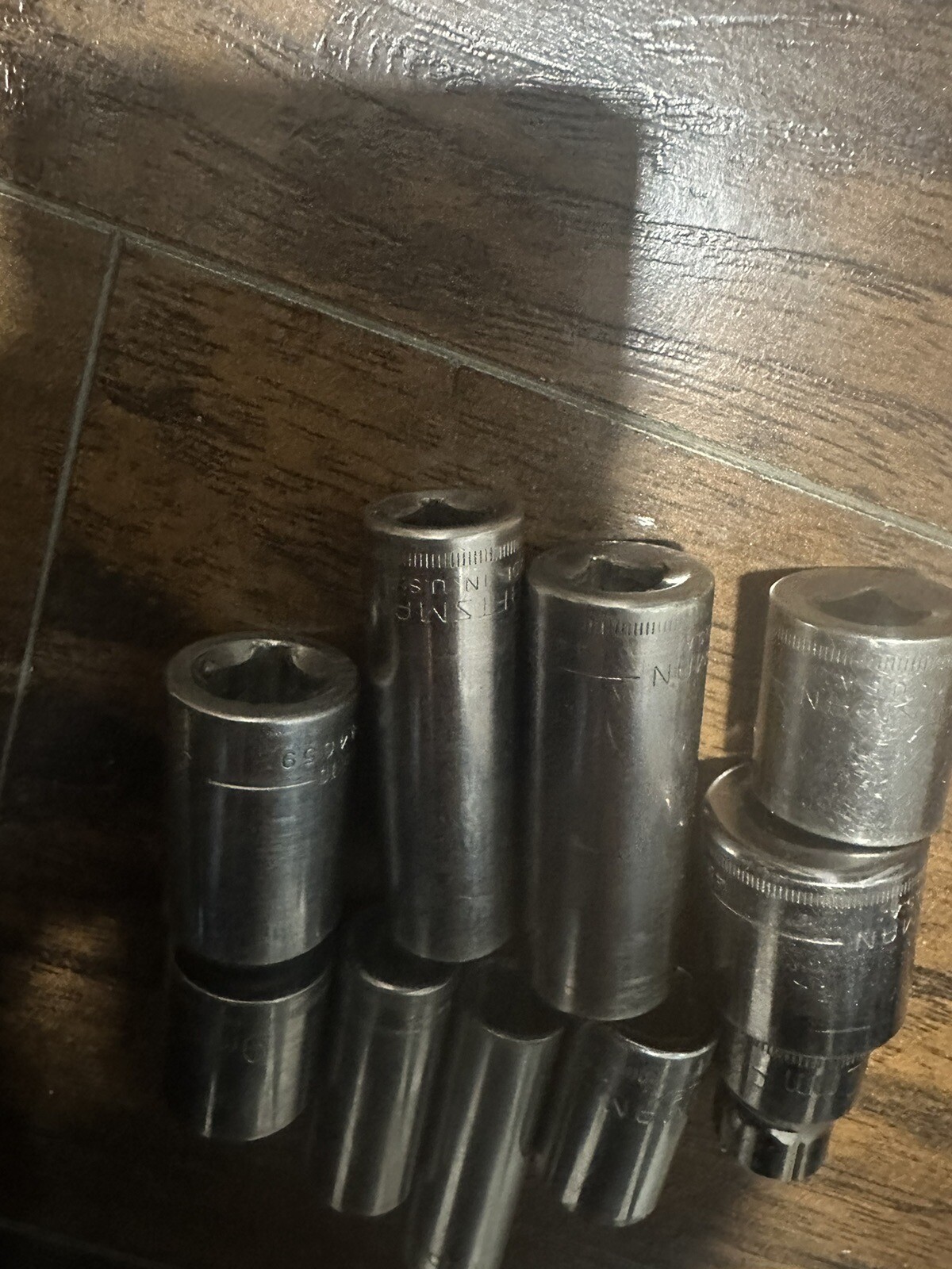 Craftsman USA assorted sockets total 10 vintage