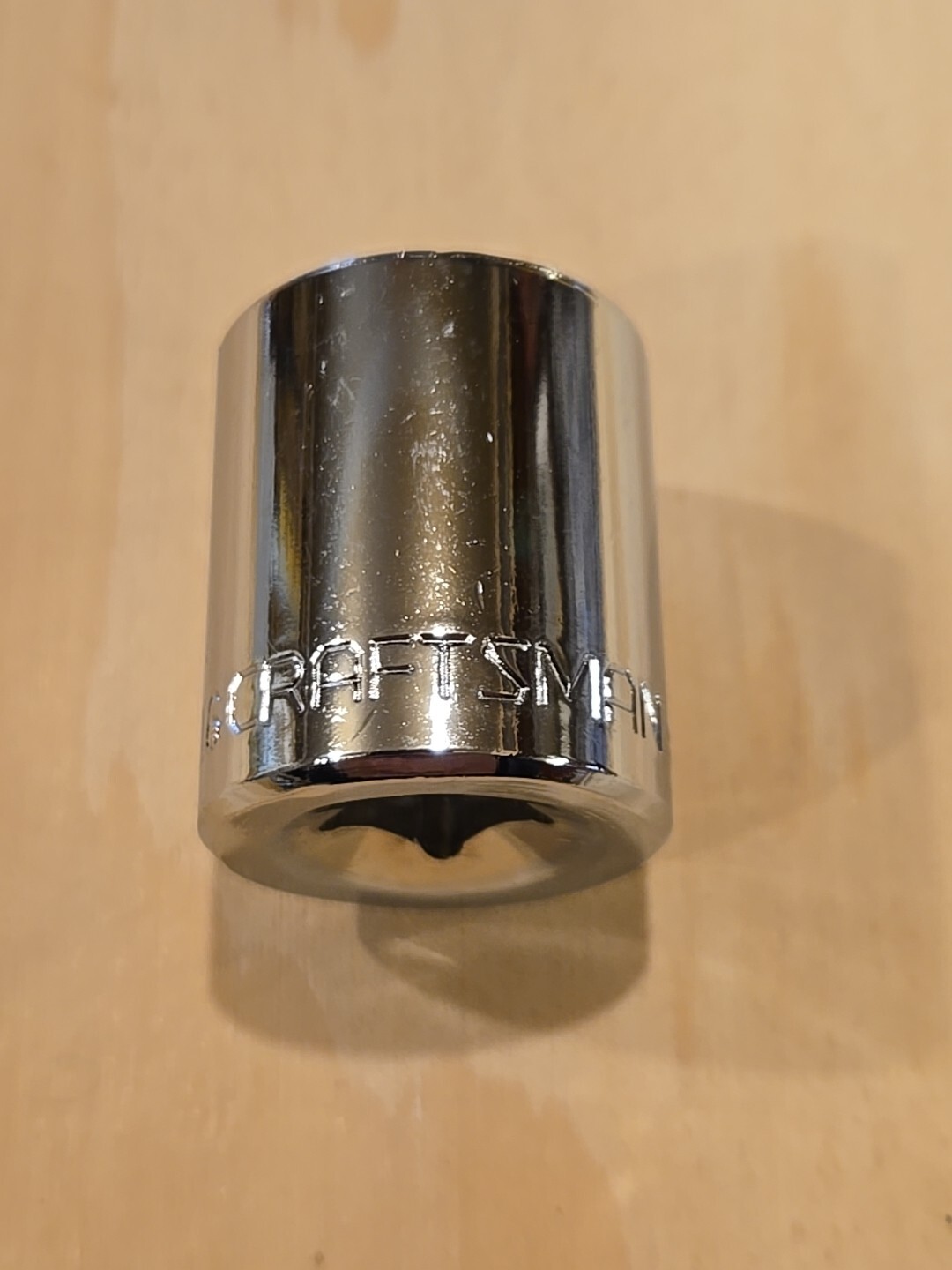 Craftsman 13/16″ 6 Point 3/8″ Drive Shallow Polished Chrome Socket 43008 Z-AL