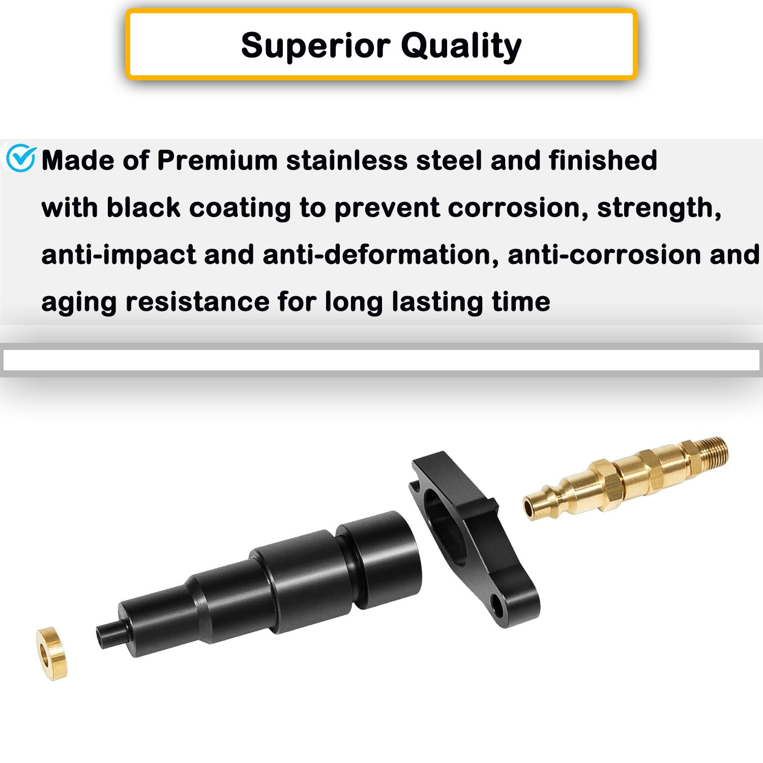 9007A Compression Test Adapter Test Gauge Tool for 5.9L 6.7L Dodge Ram Cummins