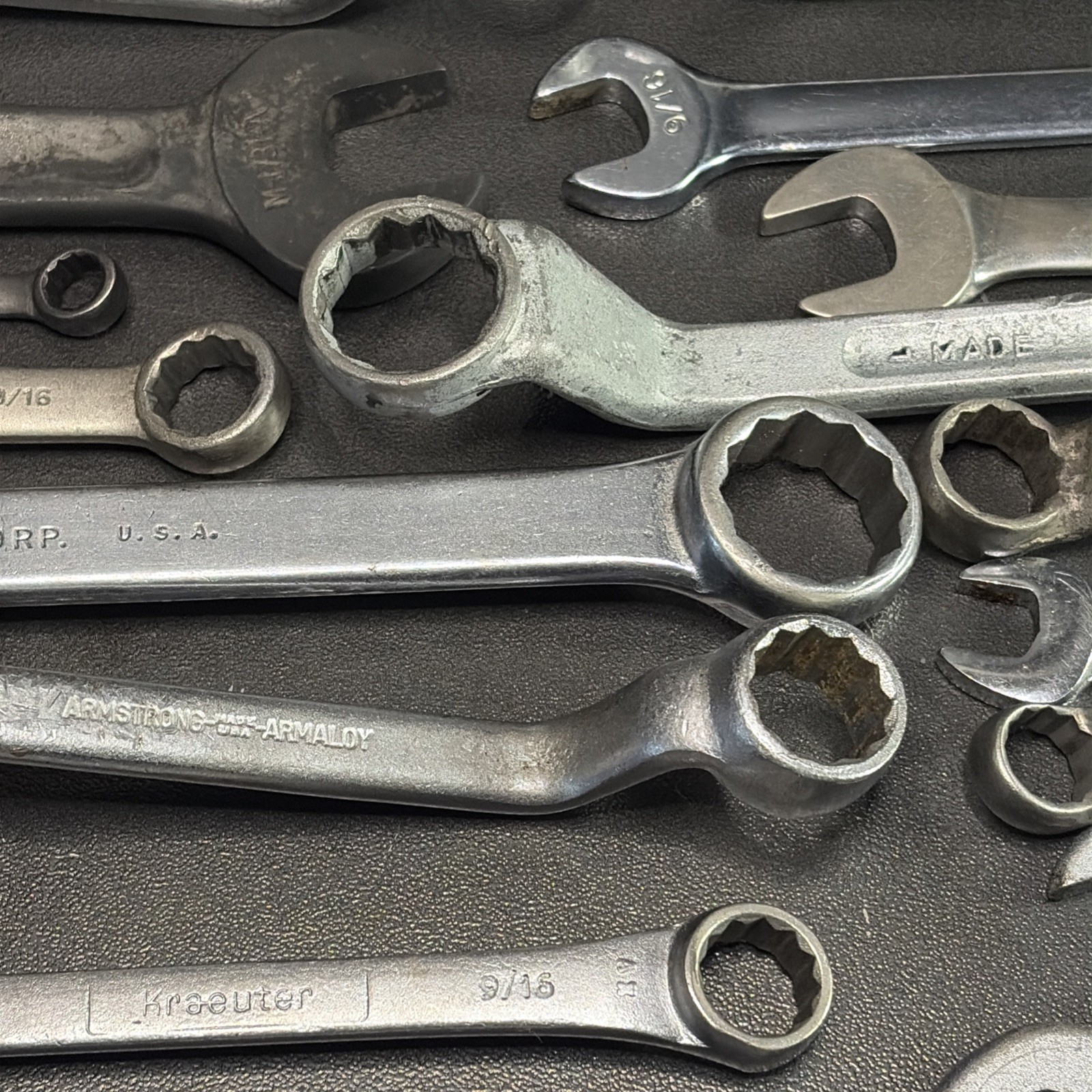 Lot Of 34 Wrenches Penes Corp, Armstrong, Tri-Fit, Krauter, Billings