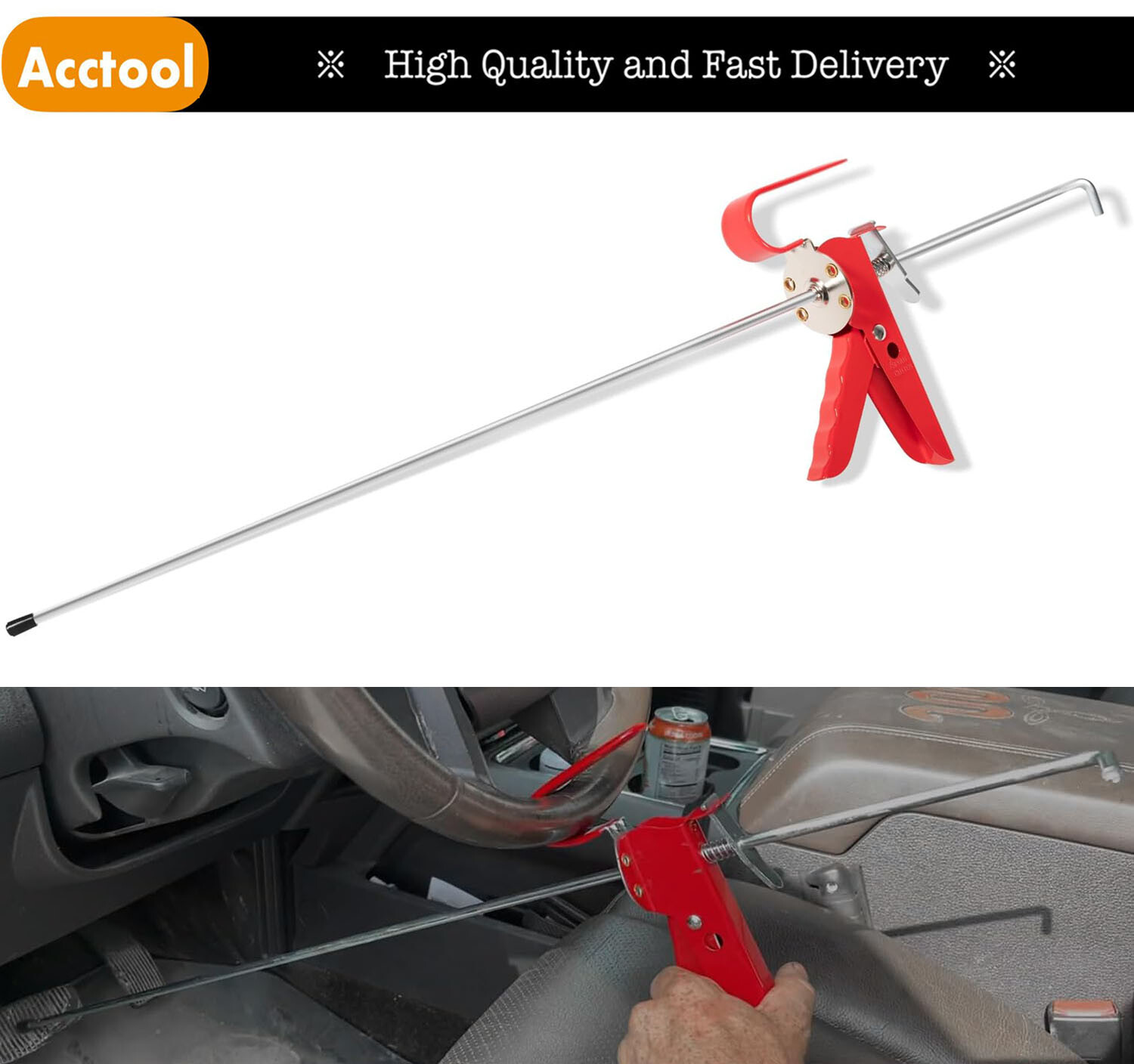 THE393 36″ Brake Pedal Depressor For Car Testing, Repairing & Auto Maintenance
