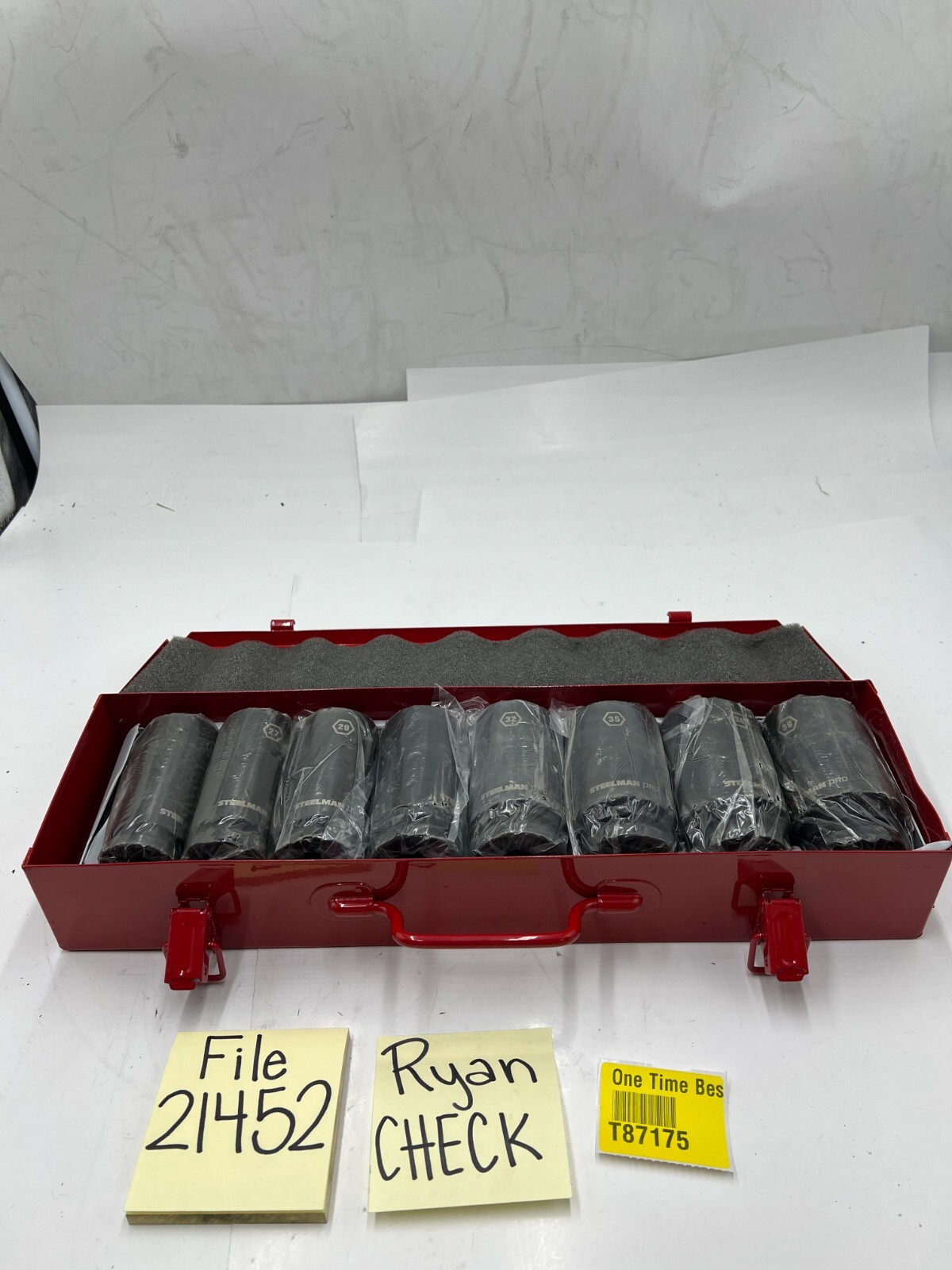Steelman 8-Piece Pro Deep Drive 6 Point Impact Metric Socket Case