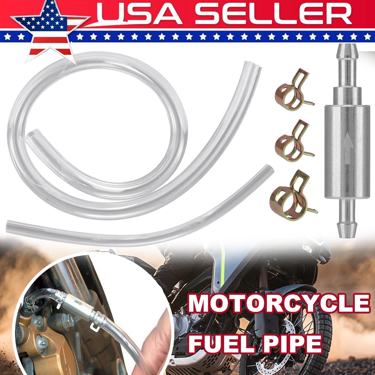 Car Motorcycle Clutch Brake Bleeder Hose One Way Valve Tube Bleeding Tool Set US