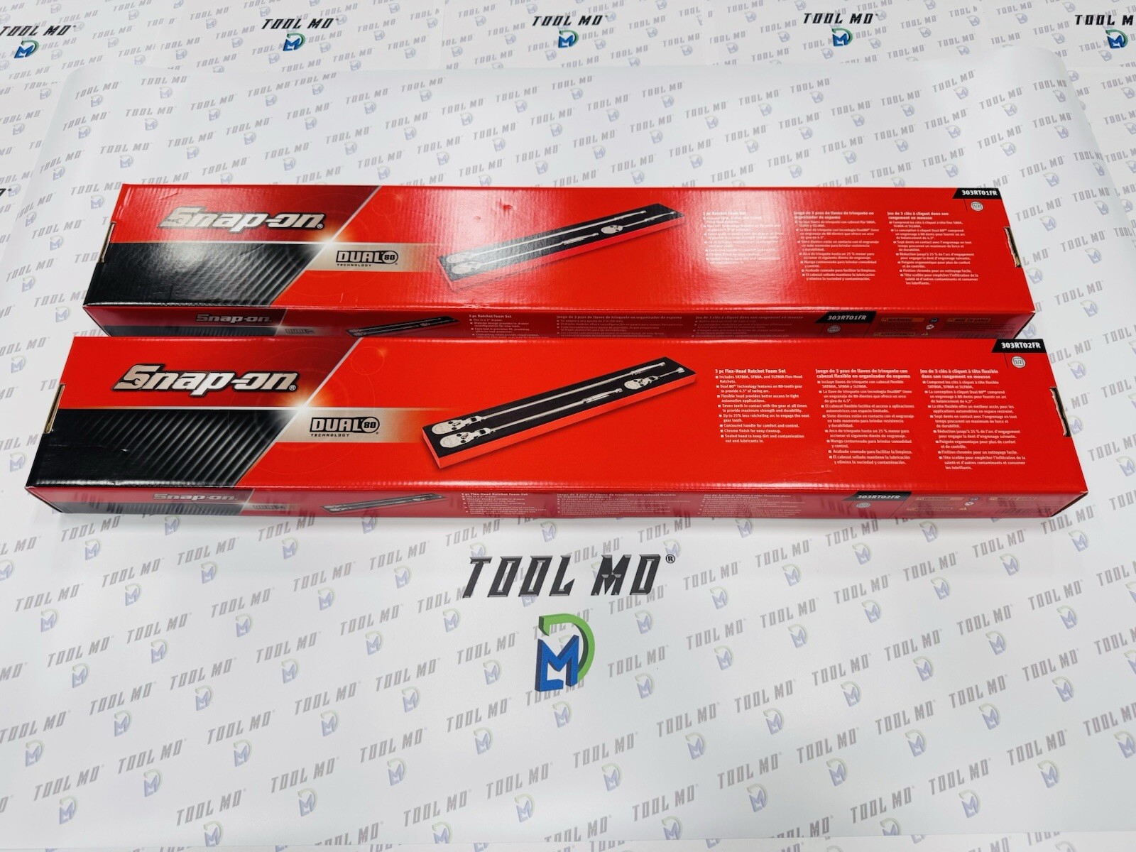 Snap-on Tools USA NEW 6-Piece 1/2″ Drive Flex & Fixed-Head Ratchet Foam Set