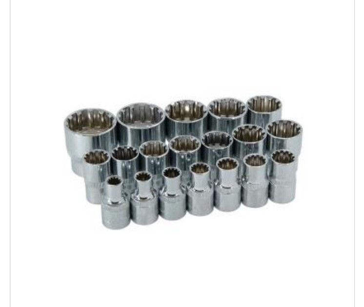 Neilsen Metric Multi Drive Sockets 8mm – 32mm Socket Set In Bmc 19pc 1/2″