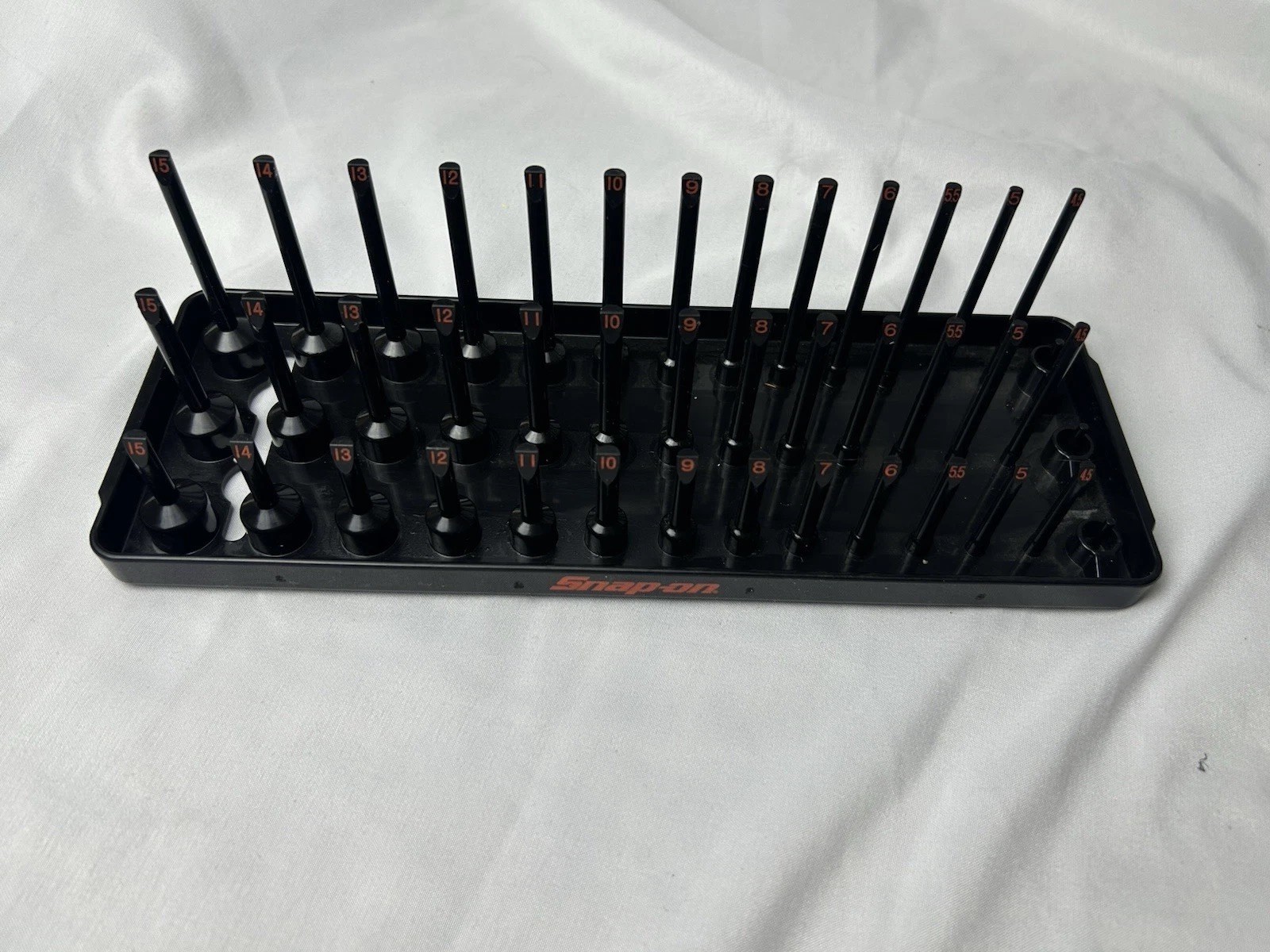 Snap On Tools KA143METBK 1/4″ Drive Metric 3 Row Post Socket Black