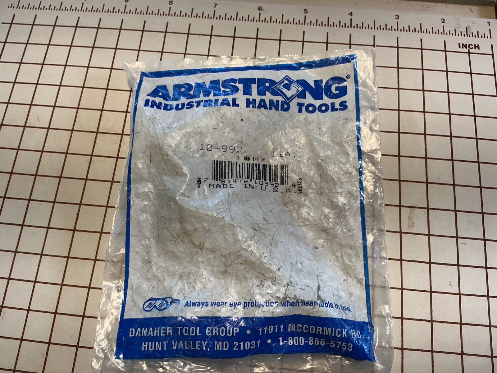 Armstrong Tools USA 10-992 MAXX Ratchet, 1/4″ Drive (ARM Logo) rare 88 tooth USA