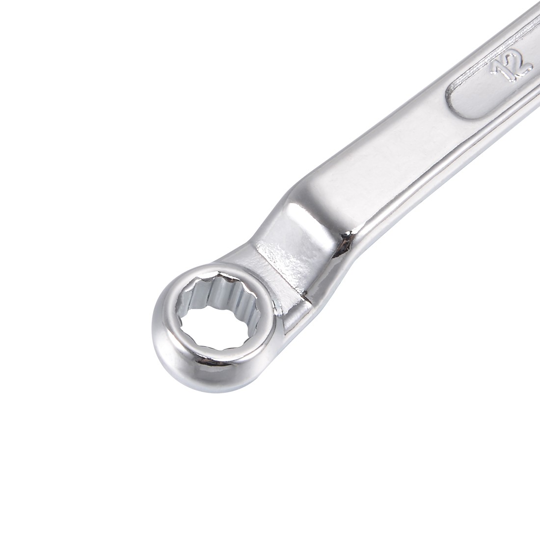 Metric 12 Point Offset Double Box End Wrench Chrome Plated Cr V 12mmx14mm