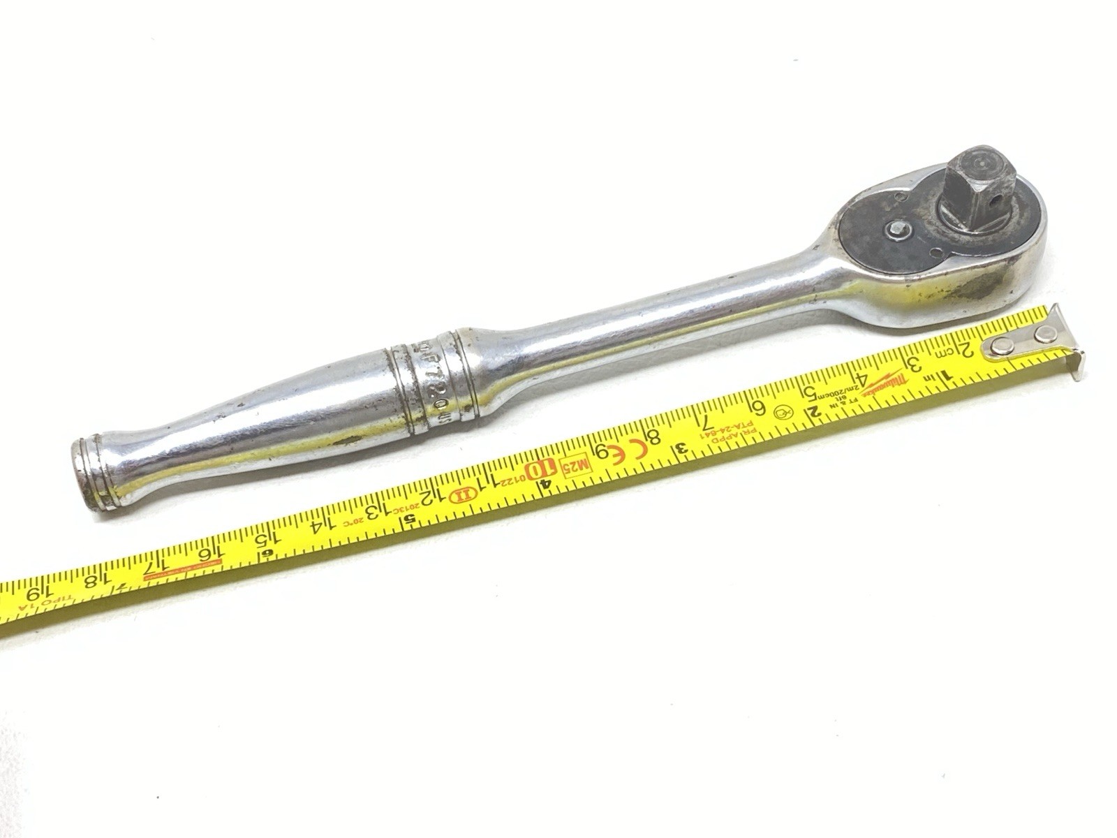 Vintage Snap-On Tools No. F720 3/8″ Drive Standard Handle Ratchet USA Made!