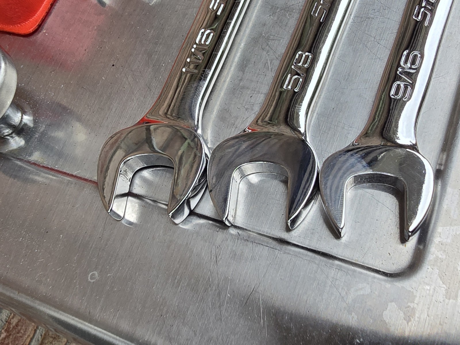 Snap On OEXS709B 9pc SAE Short Wrench Set, 5/16 – 3/4