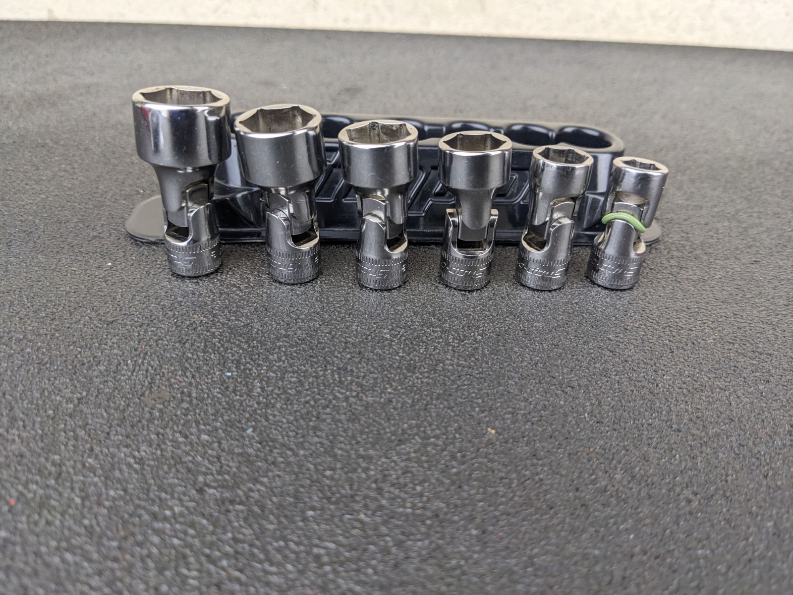 #bp289 Snap-On 106TMUSMA Metric 1/4″ Drive 6-point Universal Swivel Socket Set