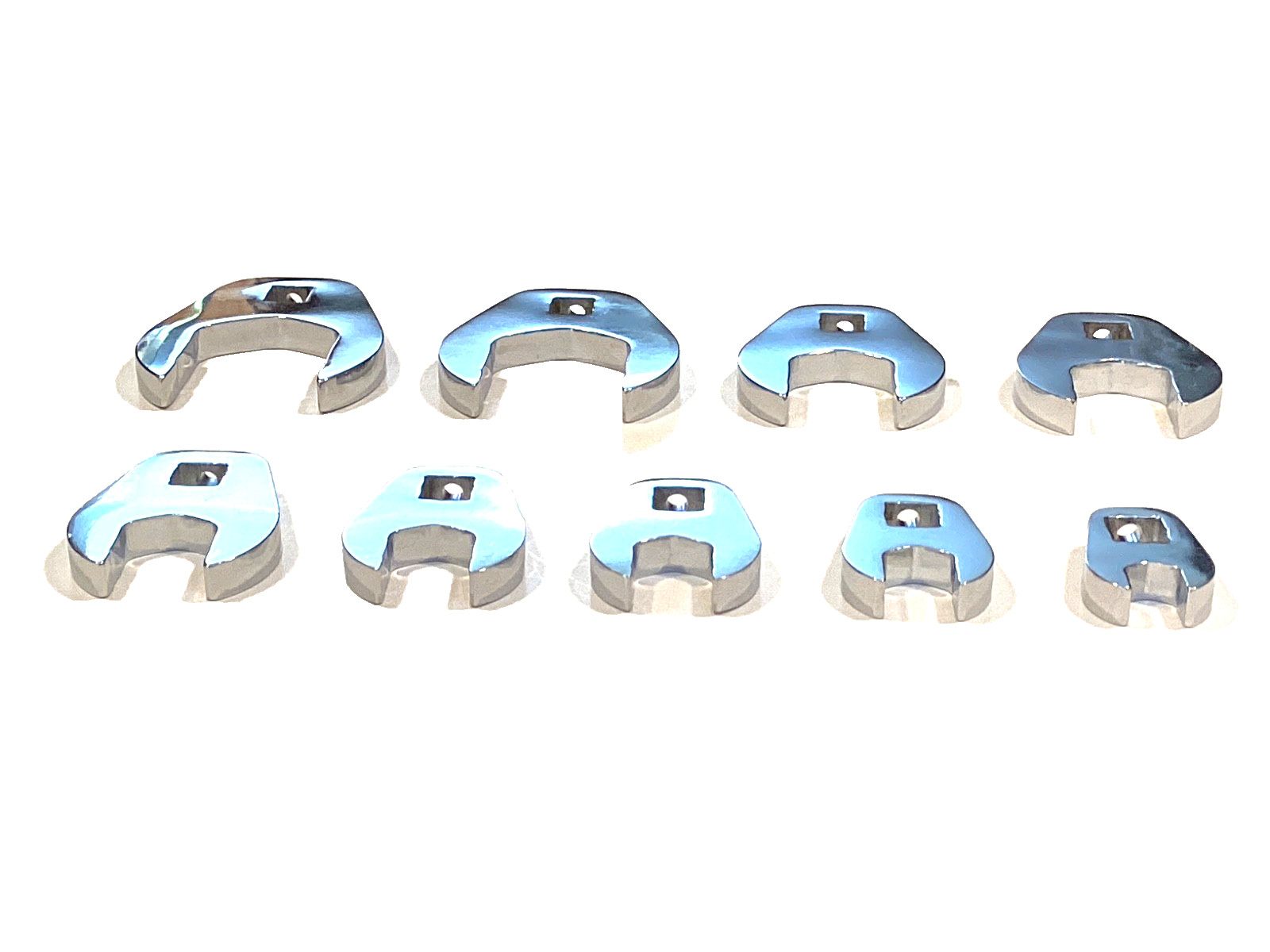 Proto Tools MINT 9 Piece 3/8” Drive SAE Chrome Crowfoot Wrench Set USA MADE