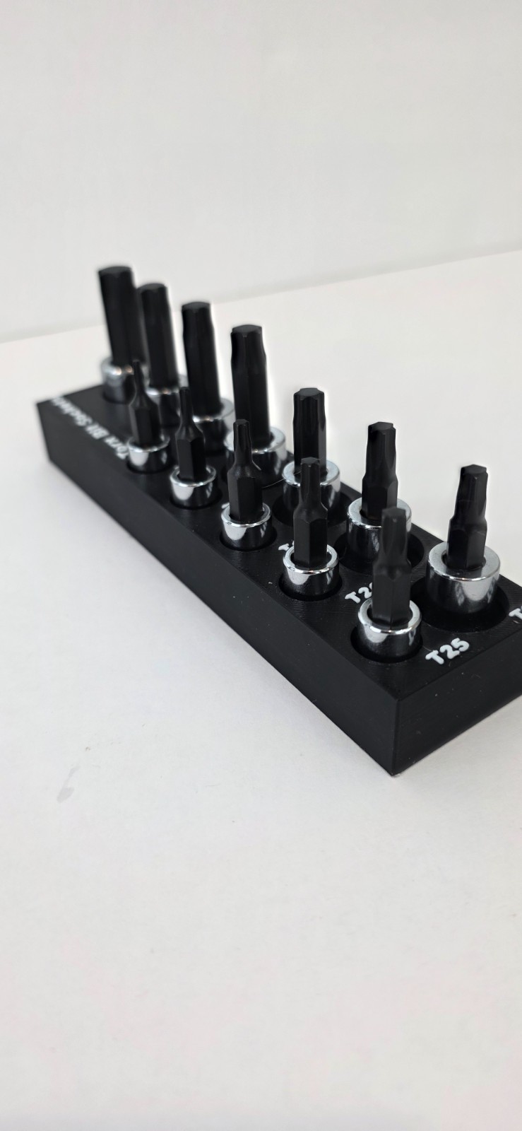 3/8 and 1/4 Torx Bit Socket Organizer
