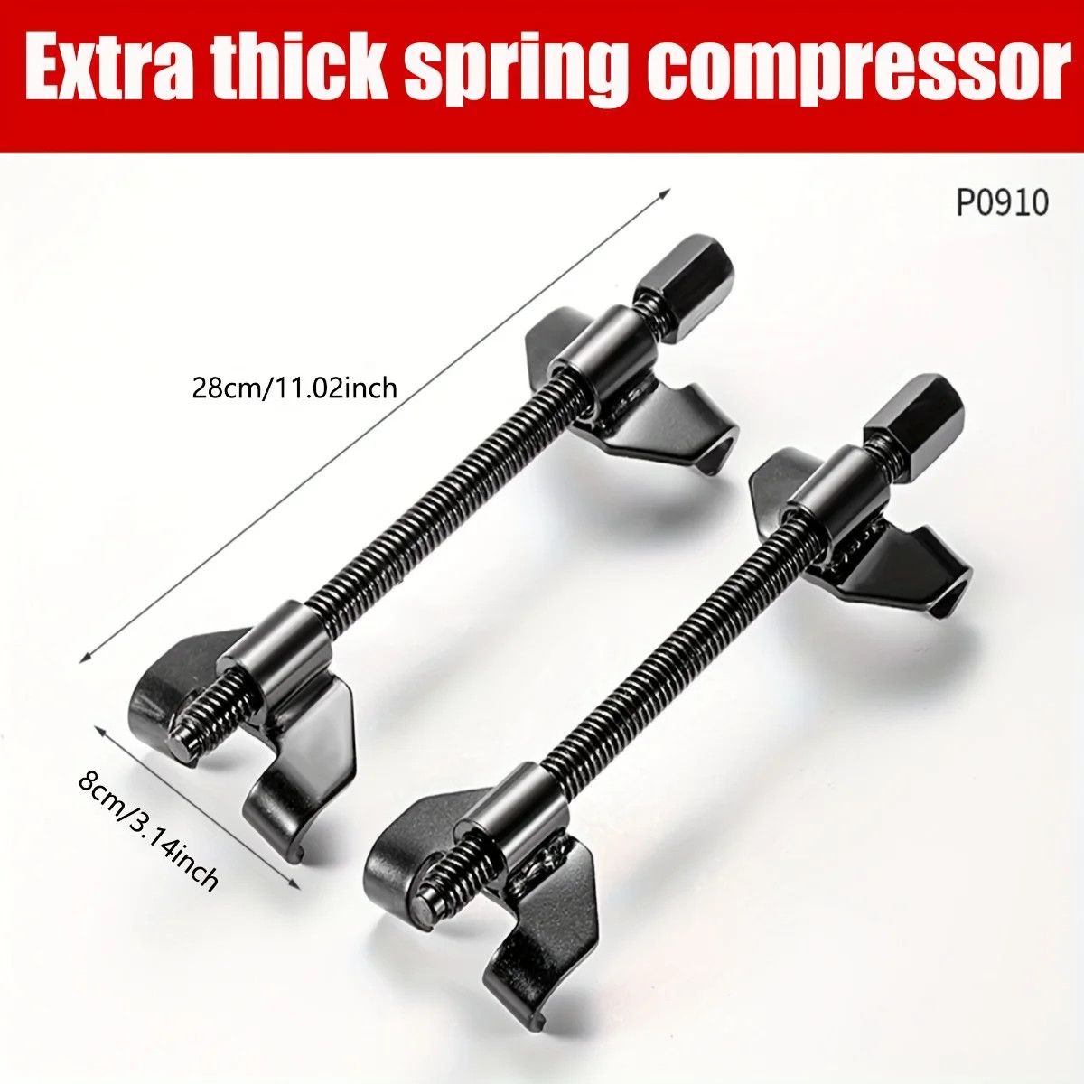 1 Pair 38CM/28CM Car Spring Compressor Heavy Duty Disassembly and Assembly Tool
