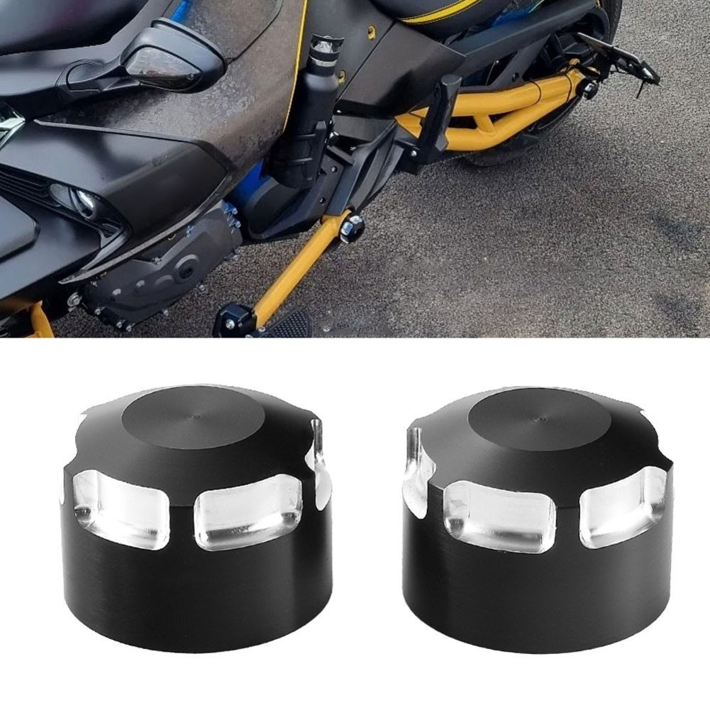 Black Silver Aluminum Rear Wheel Nut Cap for Bombardier For Spyder 2008 Present