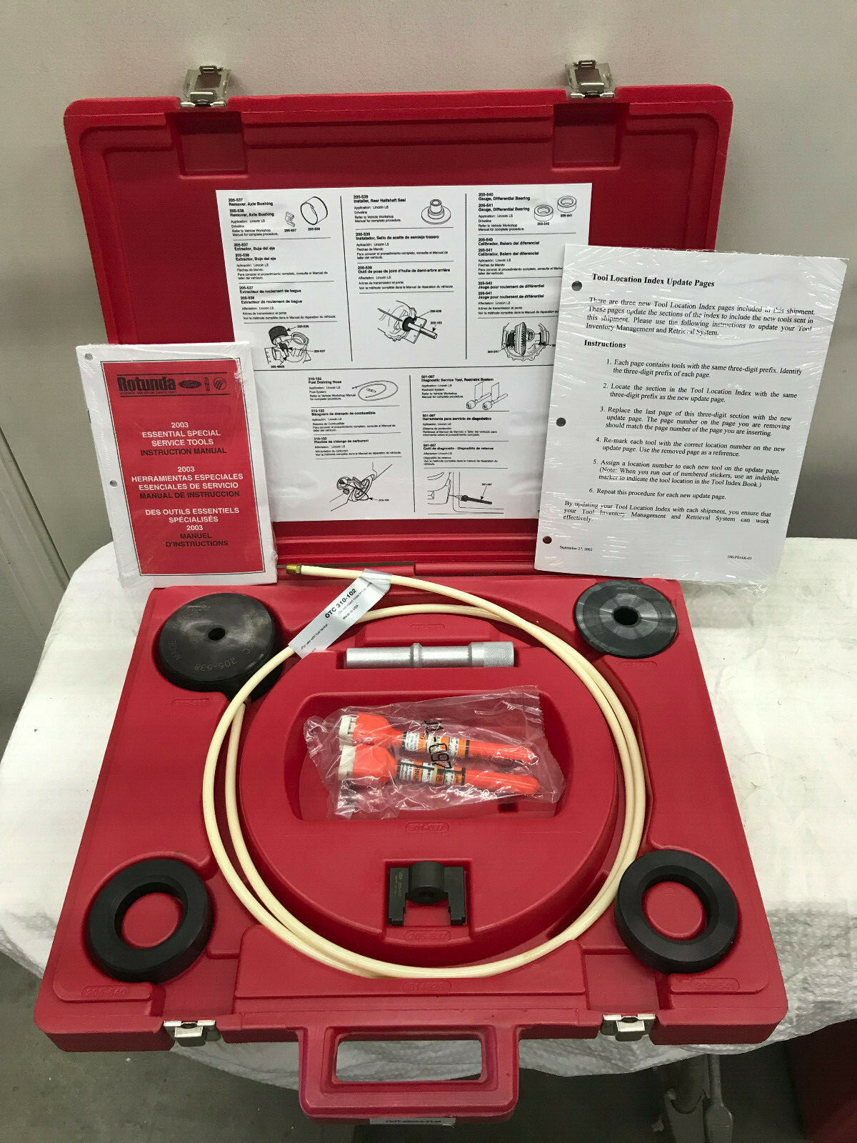 Ford Rotunda TKIT-2003A-FLM Differential Repair Bushing SRS Fuel System Tool Set