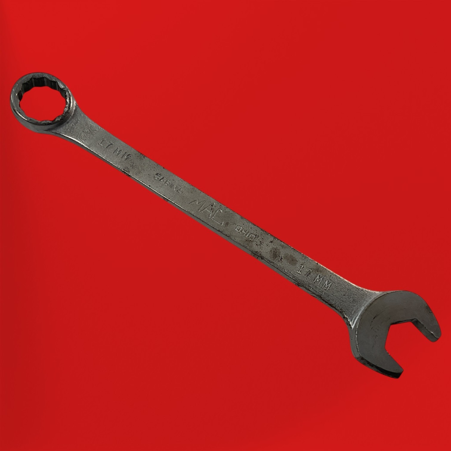 Mac Tools Combination Wrench 17mm 12 Point M17CW Sold As Pictured Mechanic Tool