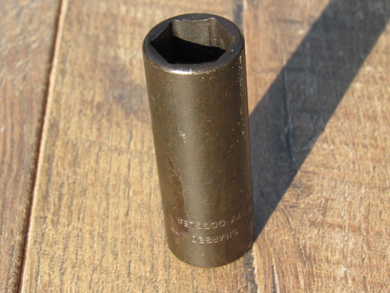 SNAP ON SIMF220 3/8″ DRIVE 11/16″ DEEP IMPACT SOCKET 6 POINT NEW LOGO SIMF 220
