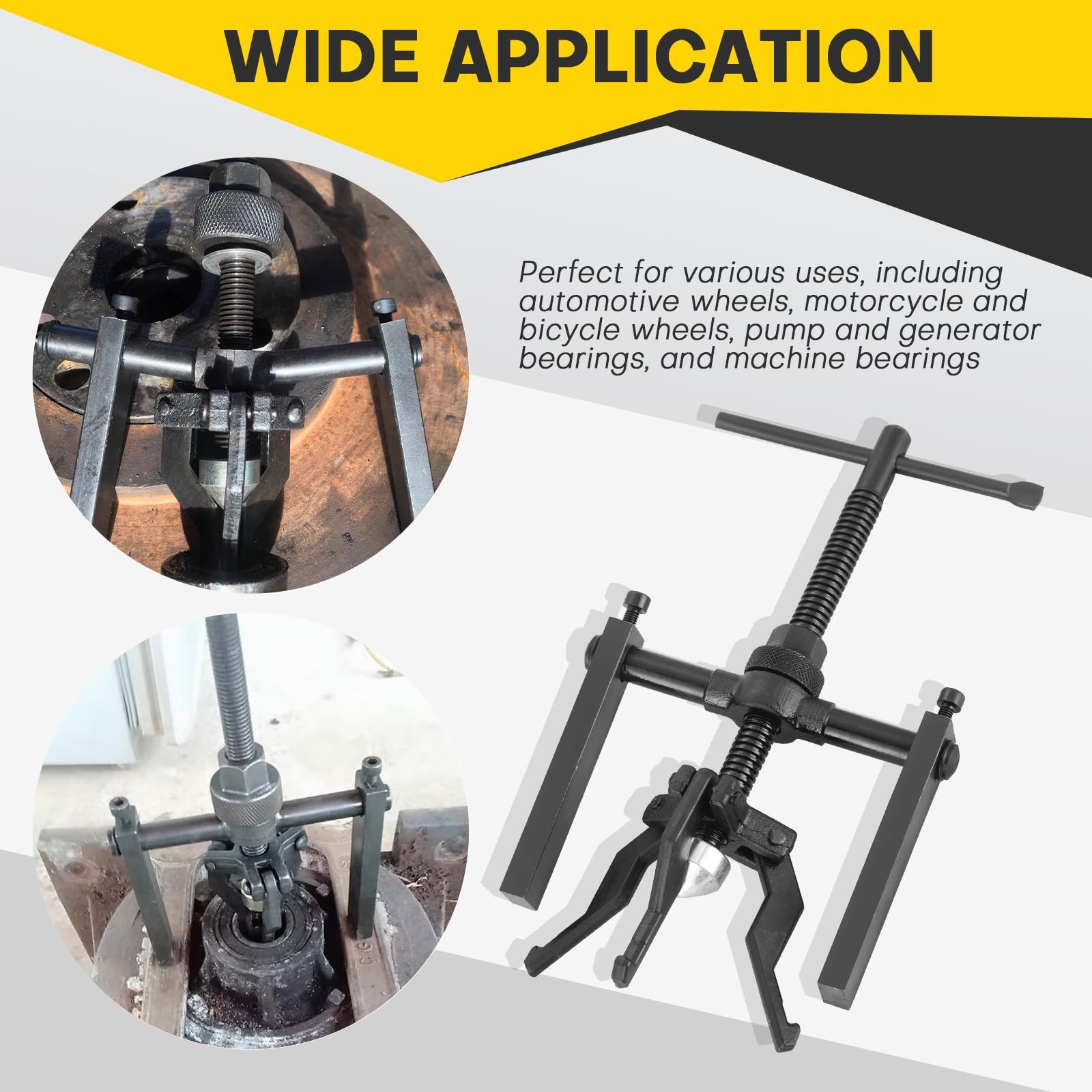 Acymner 3 Jaw Inner Bearing Puller Set | Blind Set, Bushing…