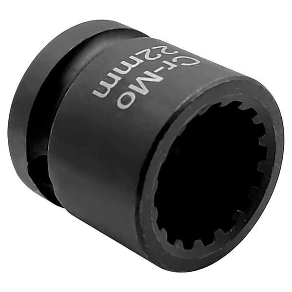 Long lasting Carbon Steel Socket for BMW B38 B48 B58 1/2 Dr x 22mm 16PT