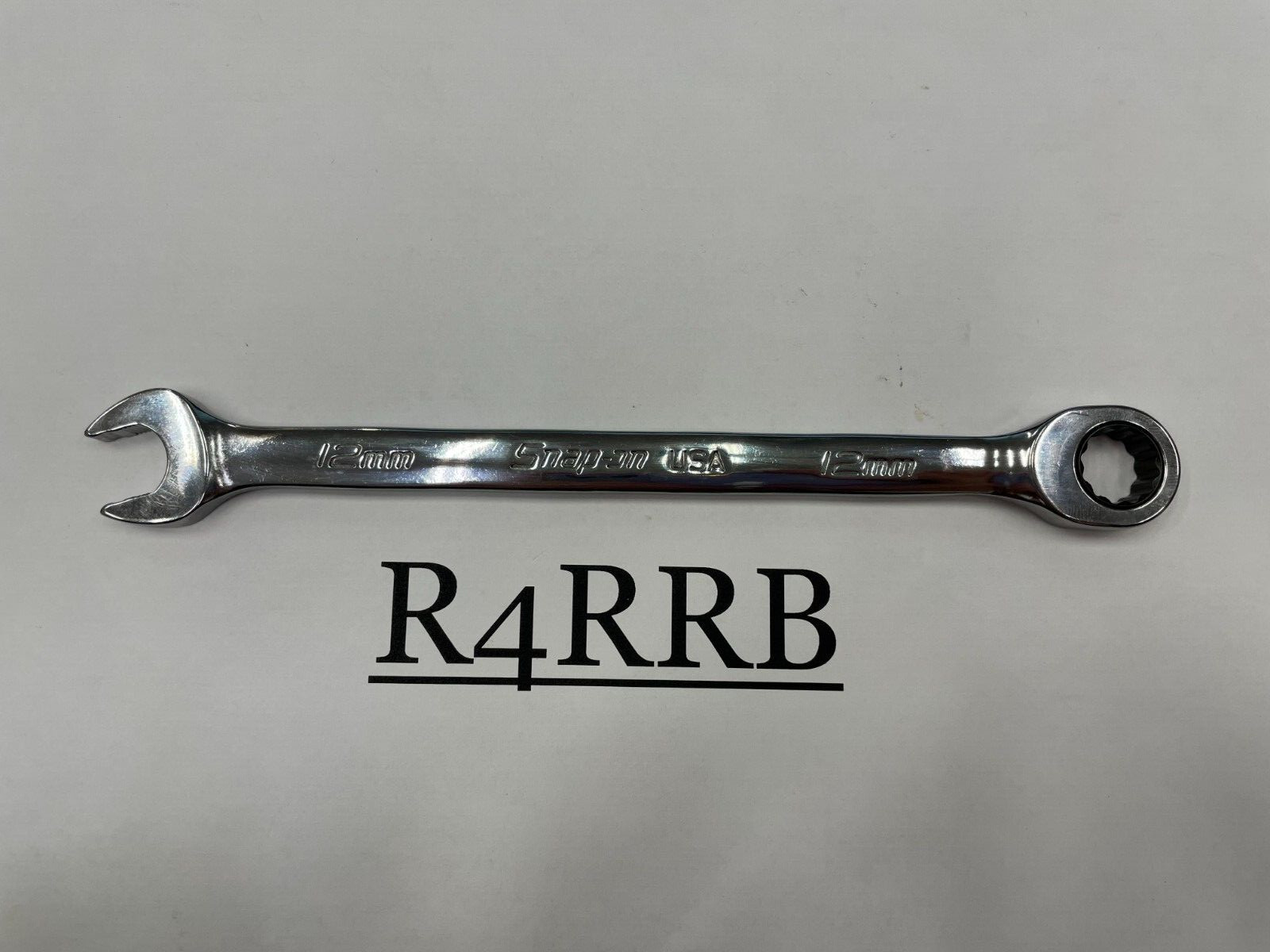 Snap-on Tools NEW 12mm Metric 0° Non-Reversing Ratcheting Combo Wrench SOXRM12