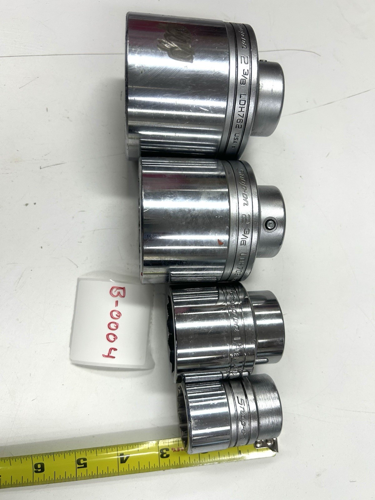 B-0004 Snap-on 3/4” D. S.Soc Lot LDH762 LDH702 LDH522 LDH422 USA 12-Point