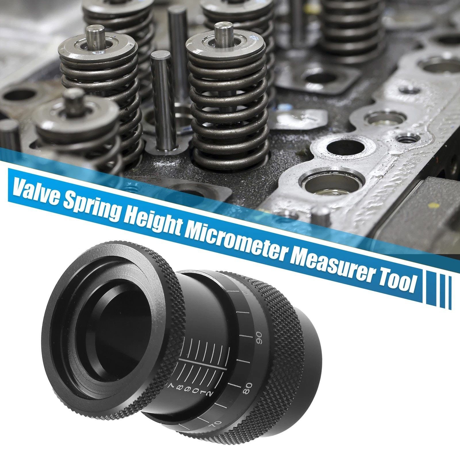 Valve Spring Height Measuring Instrument 1.600″-2.200″ Micrometer Tool for V8