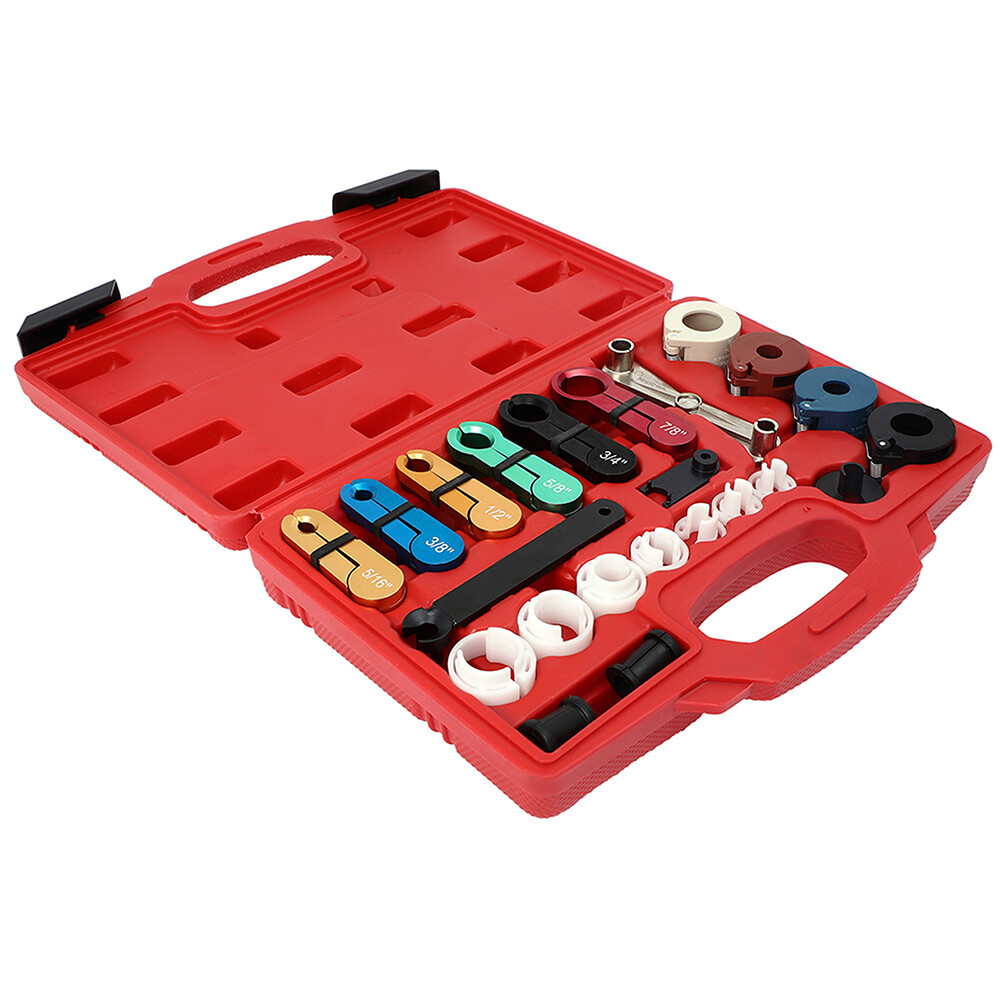 22Pcs Fuel Air Conditioning A C Transmission Line Disconnect Oil Cooler Tool Set