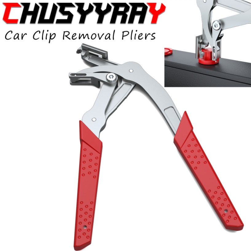 Car Clip Removal Pliers Tool for Auto Trim Panel Fasteners Push Pins Doors