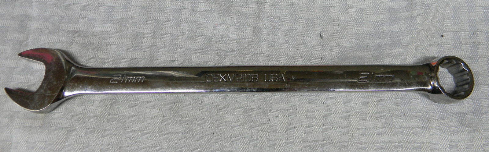 SNAP-ON 21MM METRIC 12PT COMBINATION WRENCH #OEXM210B MADE IN THE USA