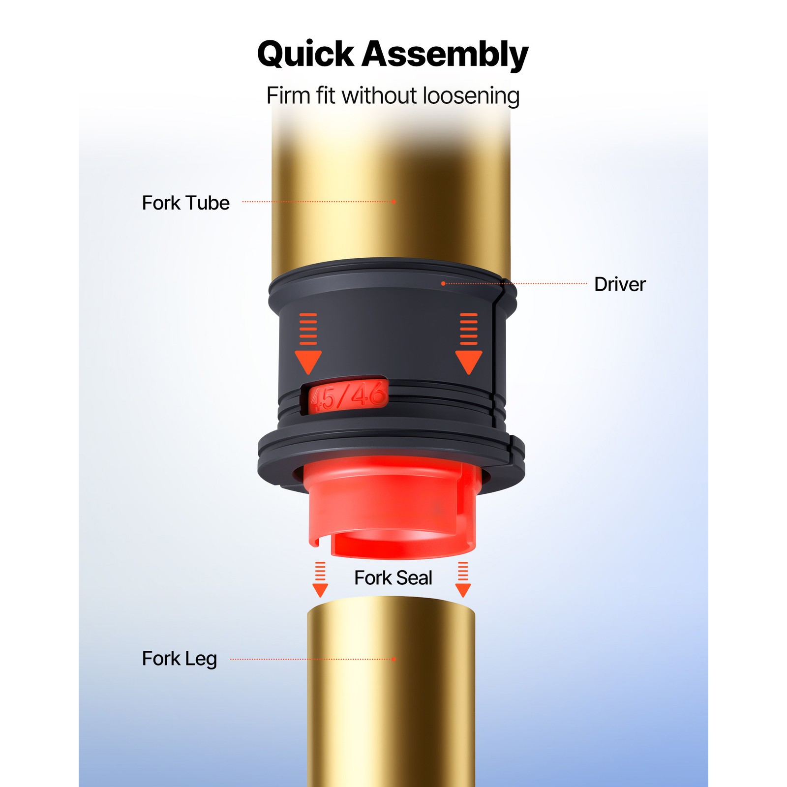 Uimoso Bearing Press Kit with 14-Piece Tool Set for Seal and Bushing Removal