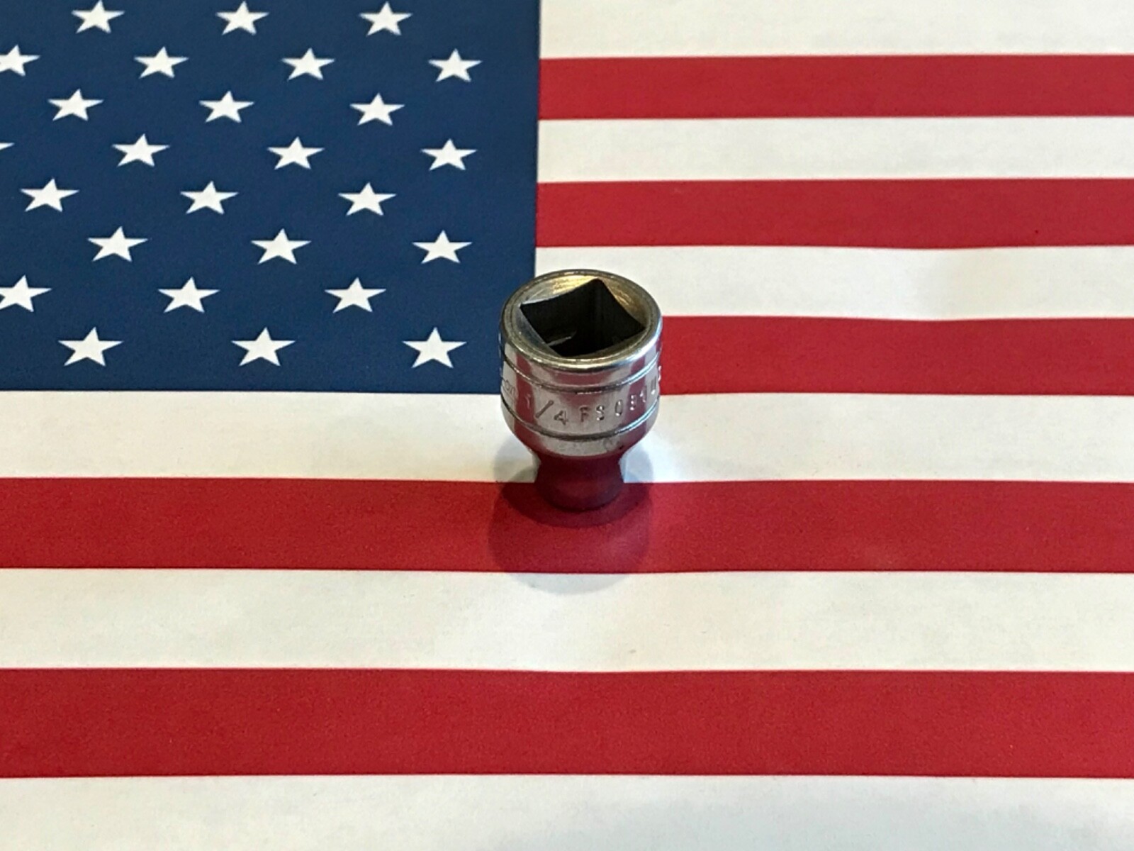 Vintage Snap-on 1/4”, 3/8″ Drive, 6 Point Socket FS081 USA 🇺🇸