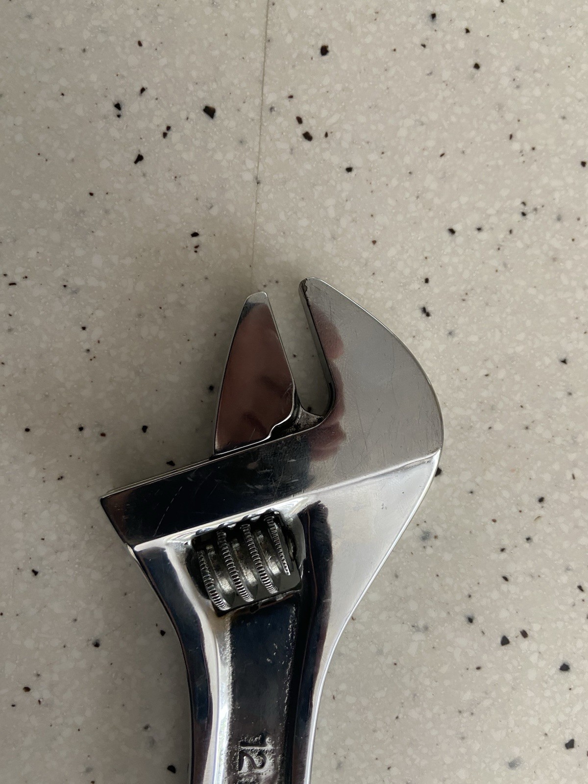 Snap On AD12 Adjustable Wrench 12” Or 300 mm Chrome Made In USA