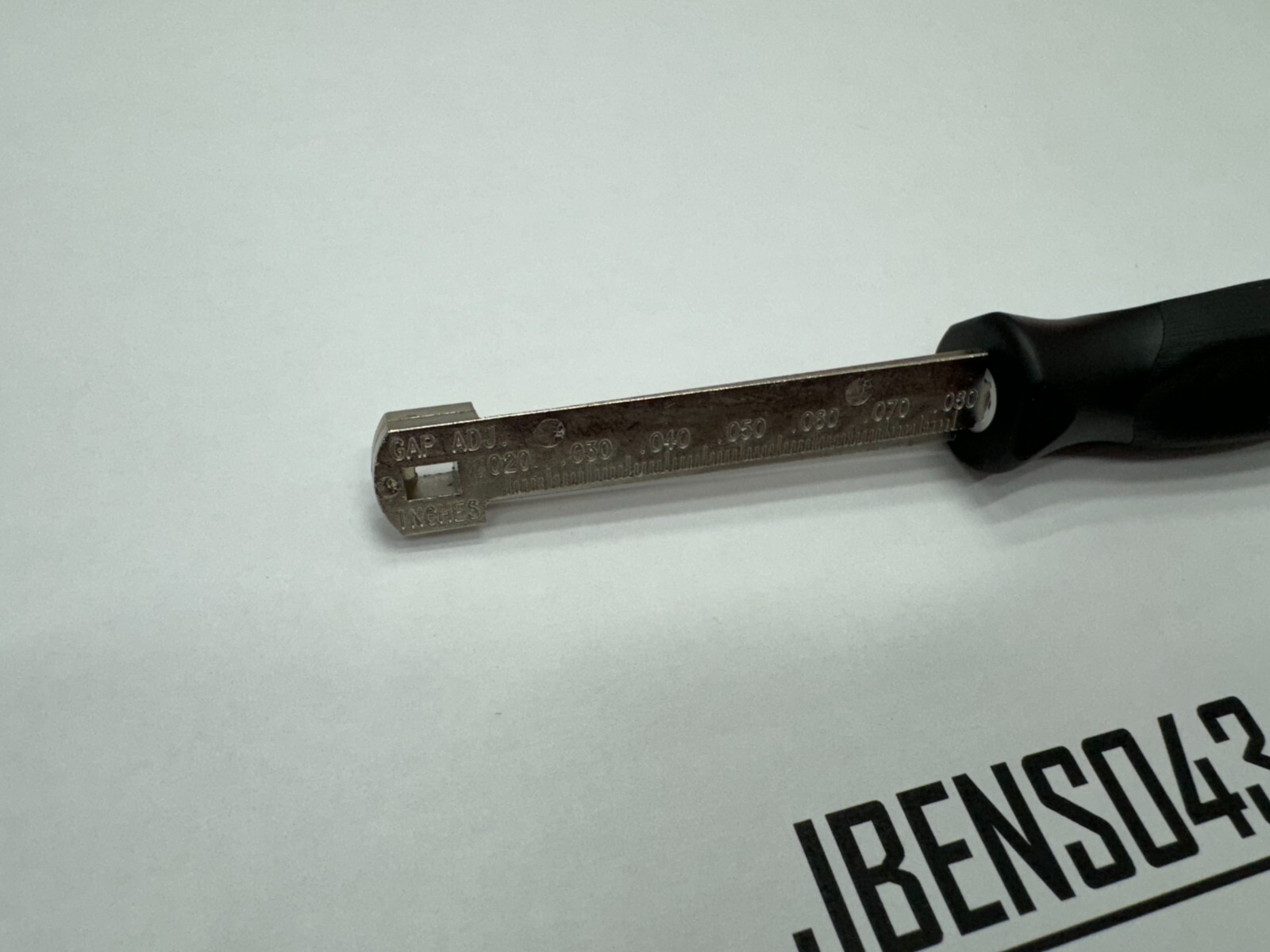 Snap-on Tools USA NEW BLACK Soft Grip Spark Plug Ramp Gauge FBP2BLK