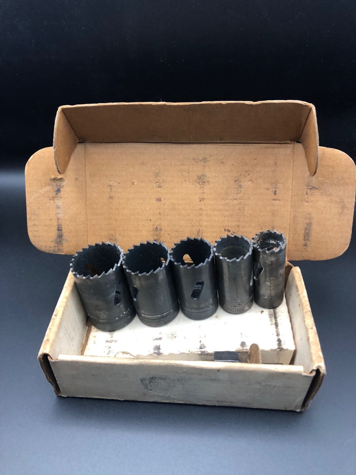 Vintage Blue Point 6 Piece Hole Saw Kit LHS606X – 3/4″ to 1 1/4″