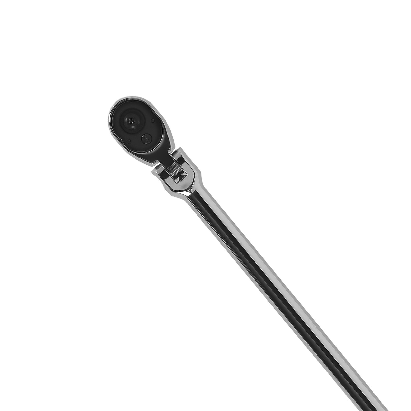 1/4in Drive Flex Head Ratchet 72-Tooth Quick Release 12in Long Handle