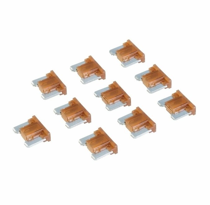 100x SILVERLINE ATT LOW PROFILE CAR FUSES 7.5A BROWN 909108 VAN BIKE (10 PACKS)