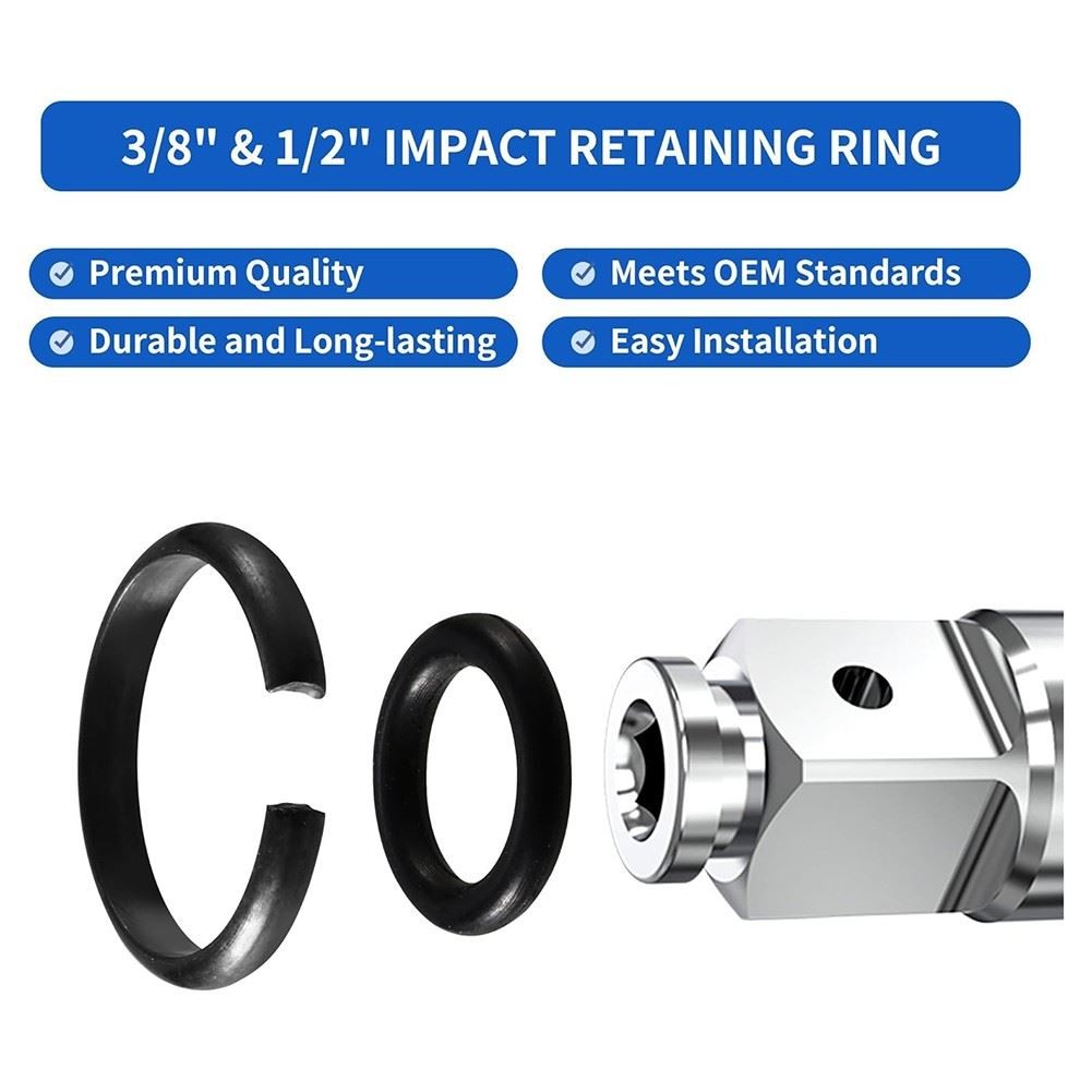 1/2inch and 3/8inch Retaining Clip with O- for Electric or Pneumatic