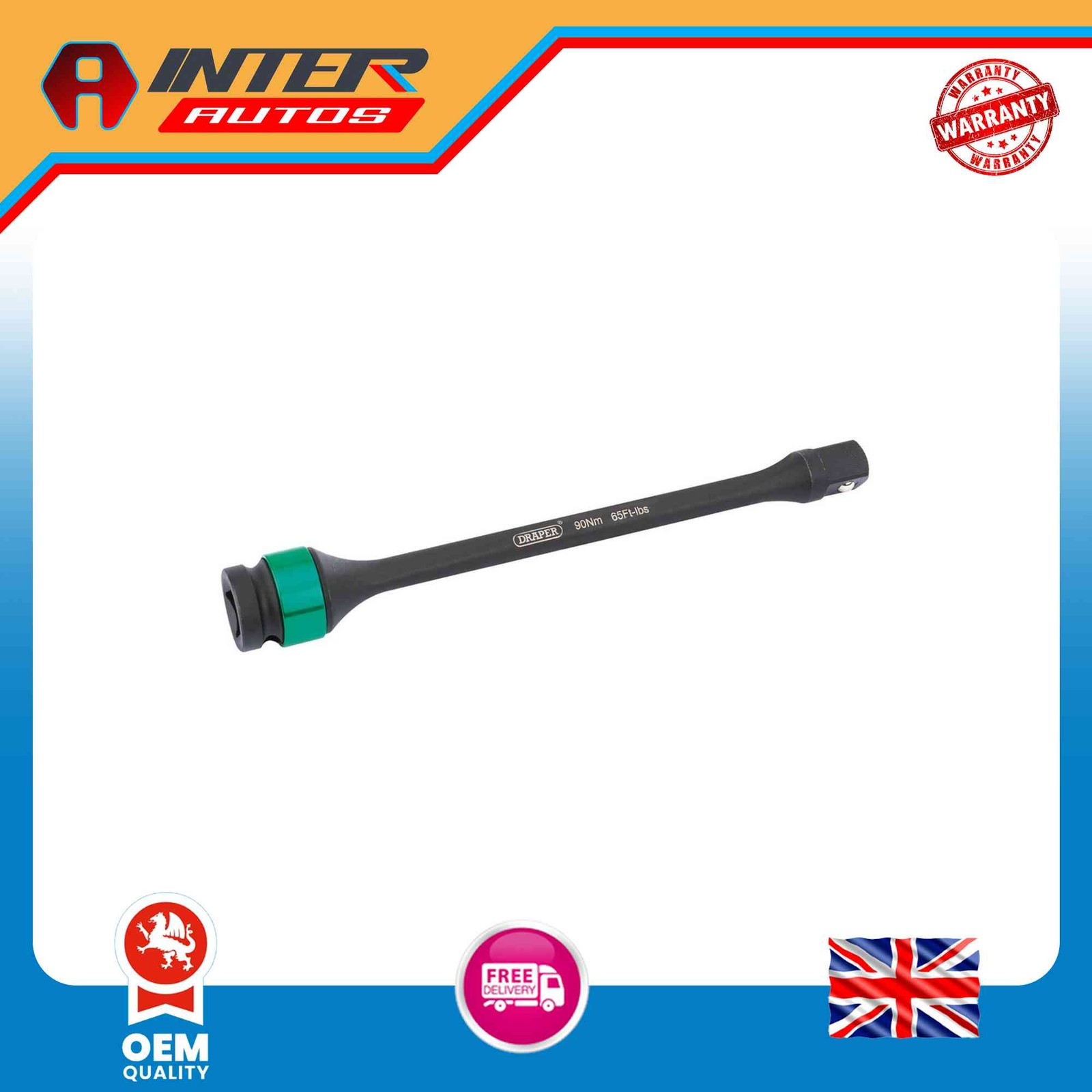 Draper Torque Stick, 1-2″ Sq. Dr., 90Nm 70446