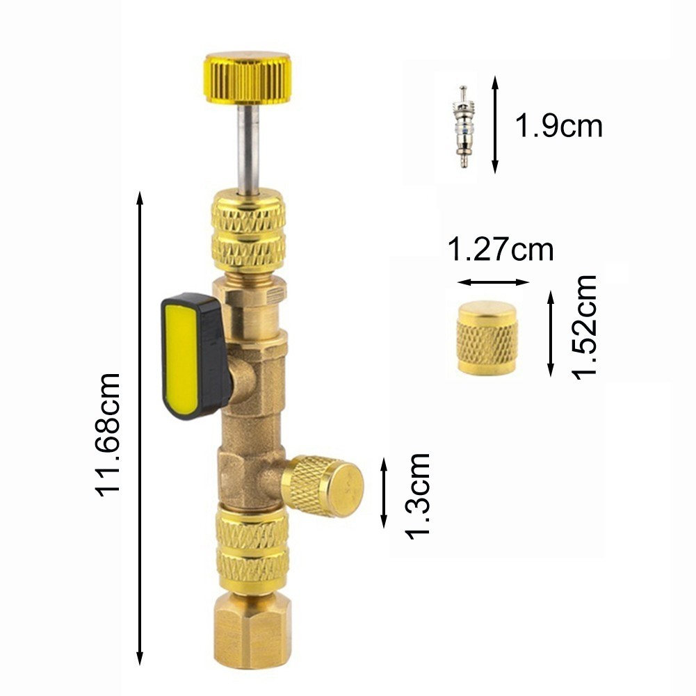 1/4 in 5/16 in for hvac Refrigeration Valve Core Tool for R22 R410A R404A R407C