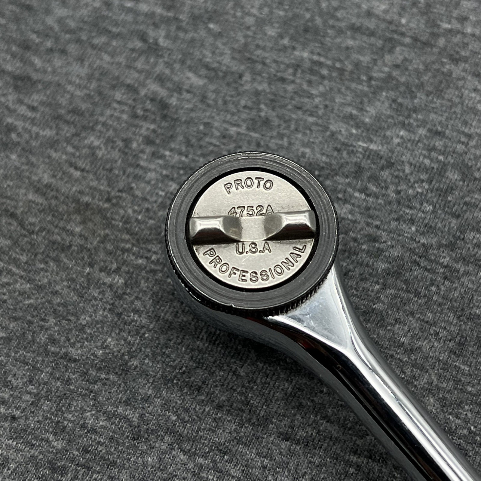 Proto Professional 1/4″ Drive Ratchet Round Head Thumb Wheel 4752A USA