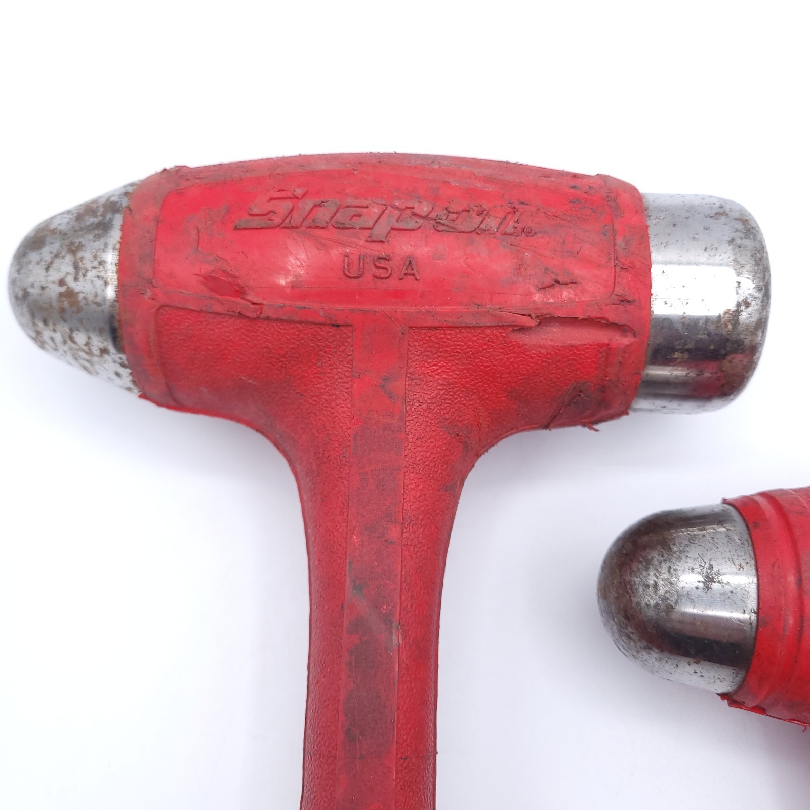 Snap-on HBBD24 HBBD32 Ball Peen Soft Grip Dead Blow Hammer Red 24oz and 32oz USA
