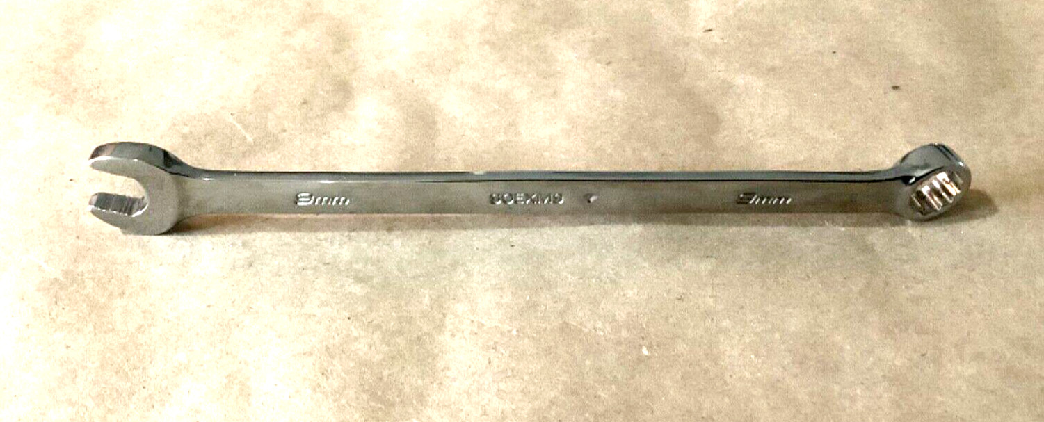 New Snap-on SOEXM9 9mm 12-Point Metric Standard Combination Wrench