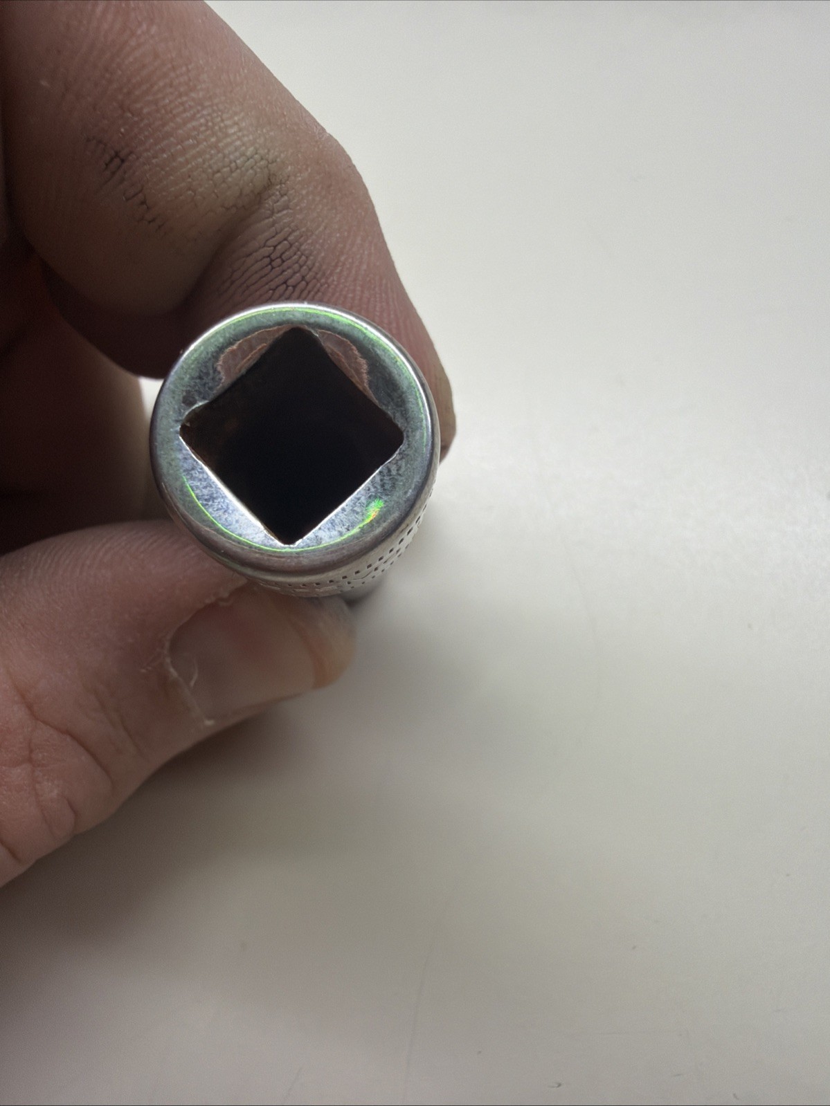 Snap On Tools SFSM9 3/8 Dr 6Pt Metric 9mm Flank Dr Deep Chrome Socket USA