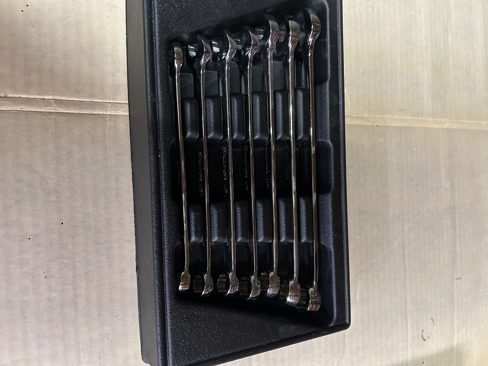 Snap on 7 Pc metric Flank Drive Plus Wrench Set 10-17mm