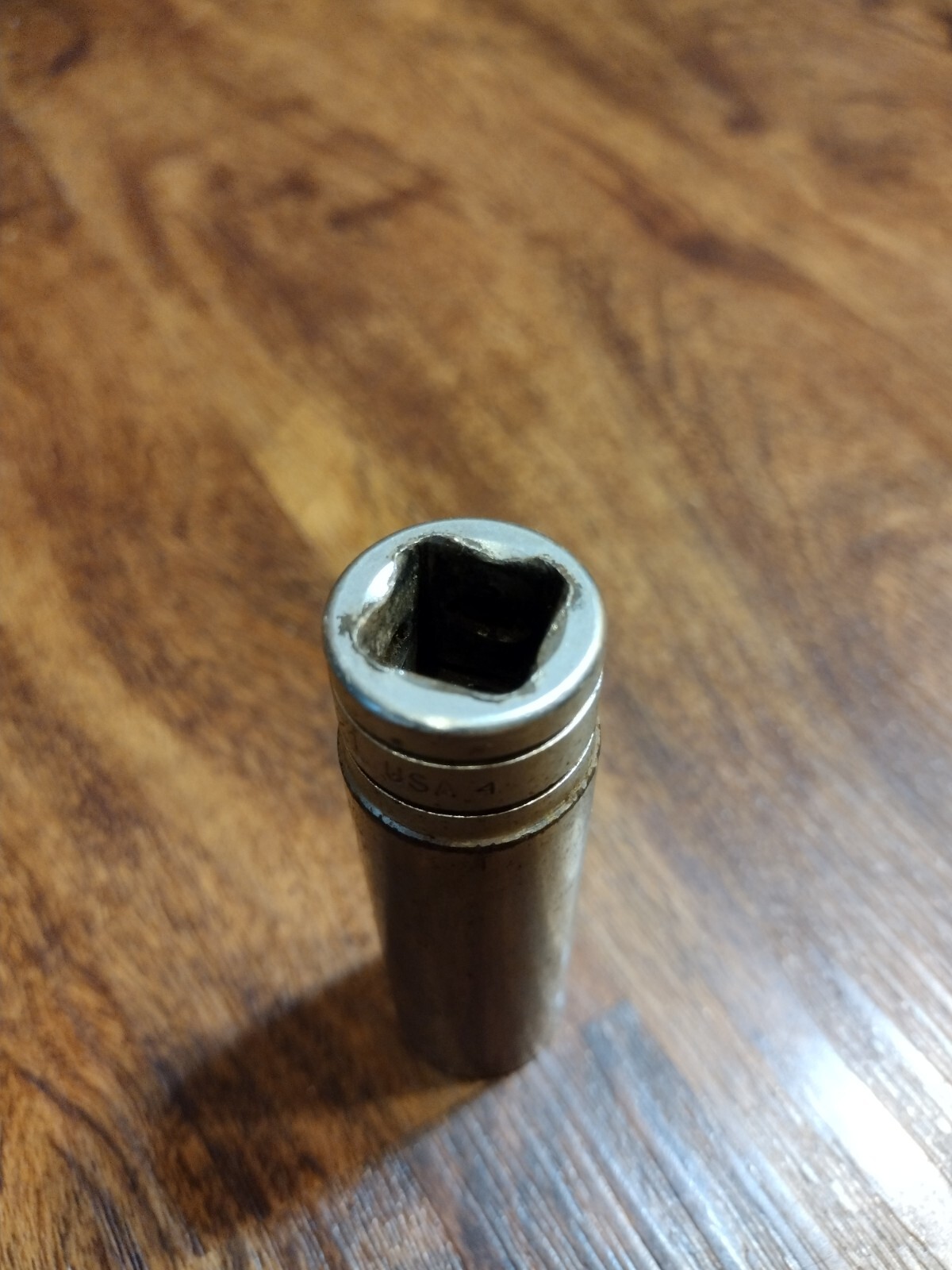 Snap-On TS221 11/16″ 1/2″ Dr 6 Pt Chrome Deep-Well Socket