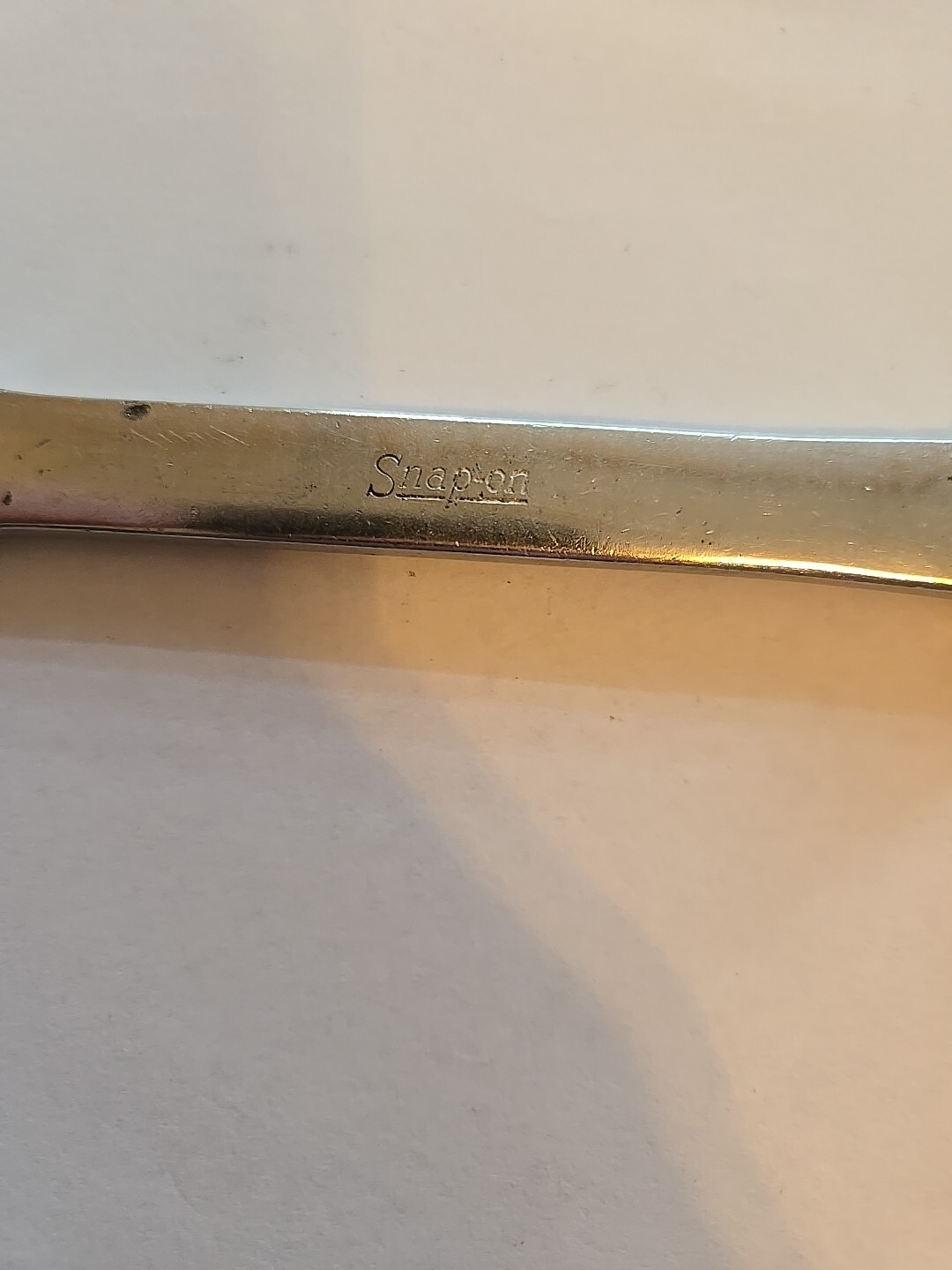 Snap On 9/16″ 12PT Short Chrome Combination Wrench OEX180