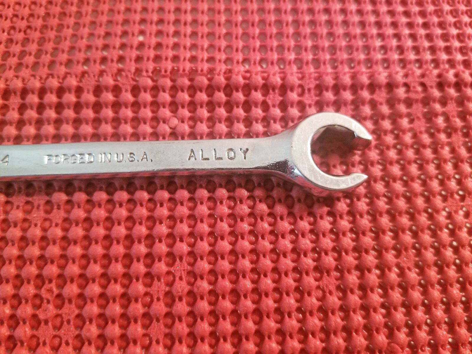 S-K FRACTIONAL FLARE/LINE NUT WRENCH #F-1214, 7/16″ & 3/8″, MADE IN THE U.S.A.