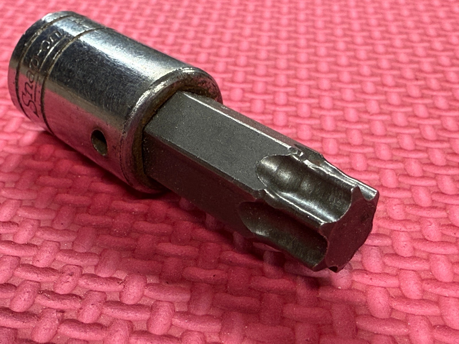 Snap-on Old LogoTools 3/8″ Drive T55 Torx Chrome Socket Driver FTX55 NEW TIP USA